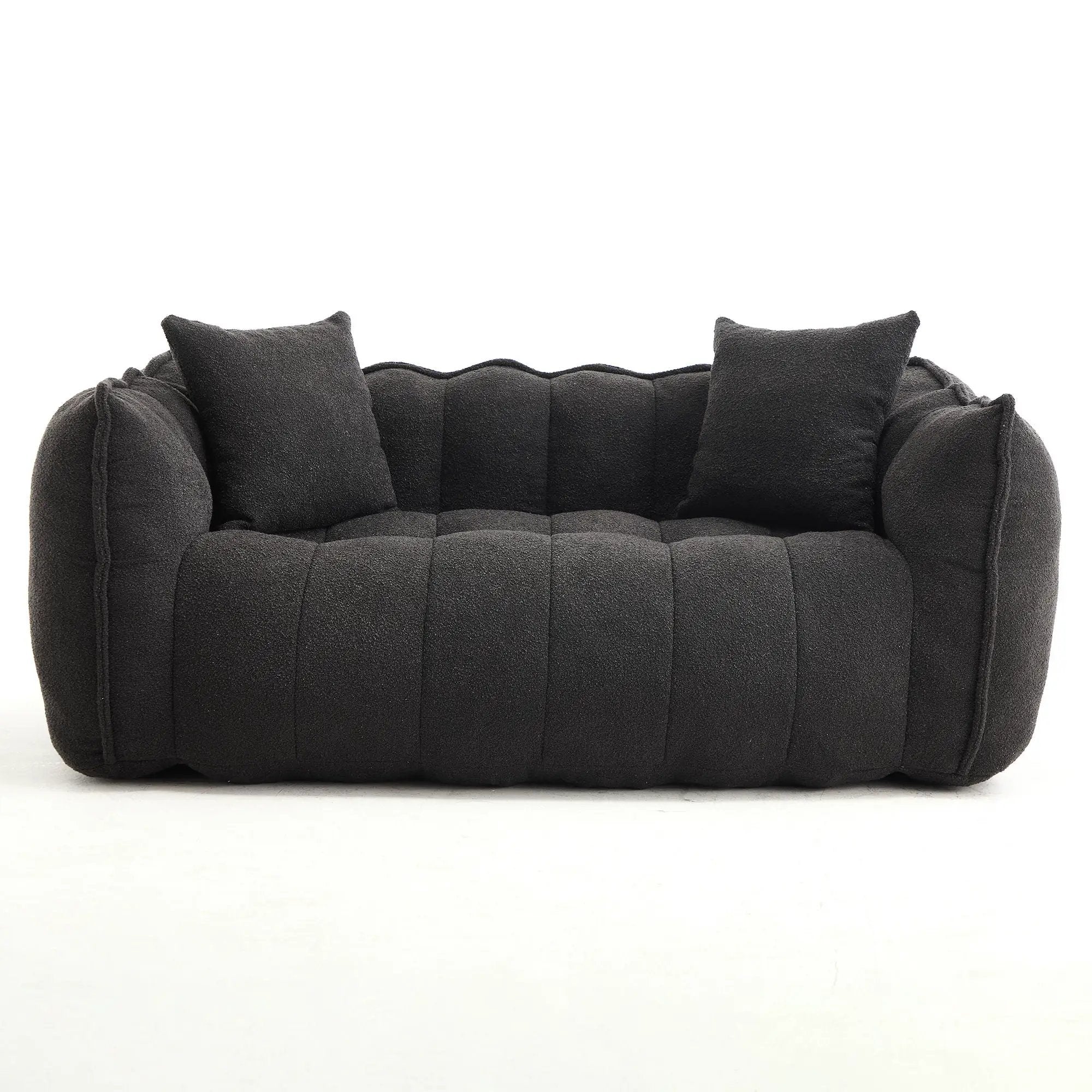 Cozy Beanbag Chair With High Resilience Foam Core For 2