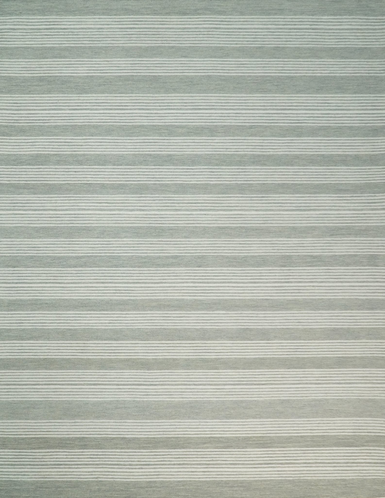5x8 and 8x10 Hand Made Woolen Modern Grey and Ivory Area Rug | NAU001