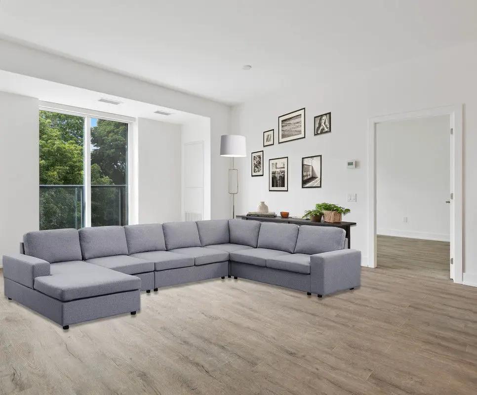 Hayden - 7 Seat Reversible Modular Sectional Sofa Chaise
