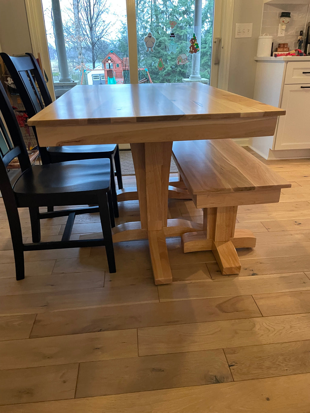 Terresa Style Leg Bench