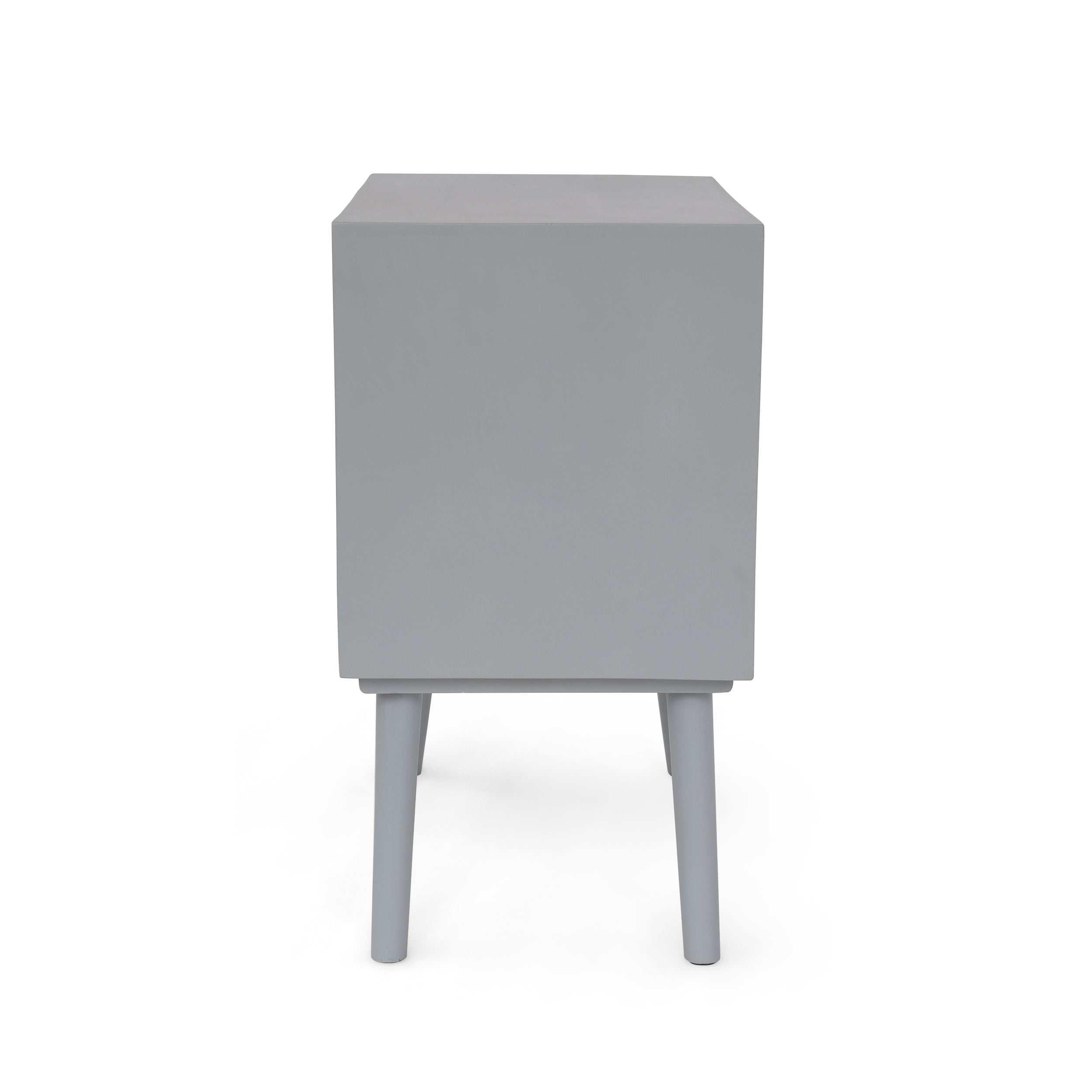 MANGO WOODEN / MDF FITTED 2 DRAWER CABINET- ( KD  LEGS