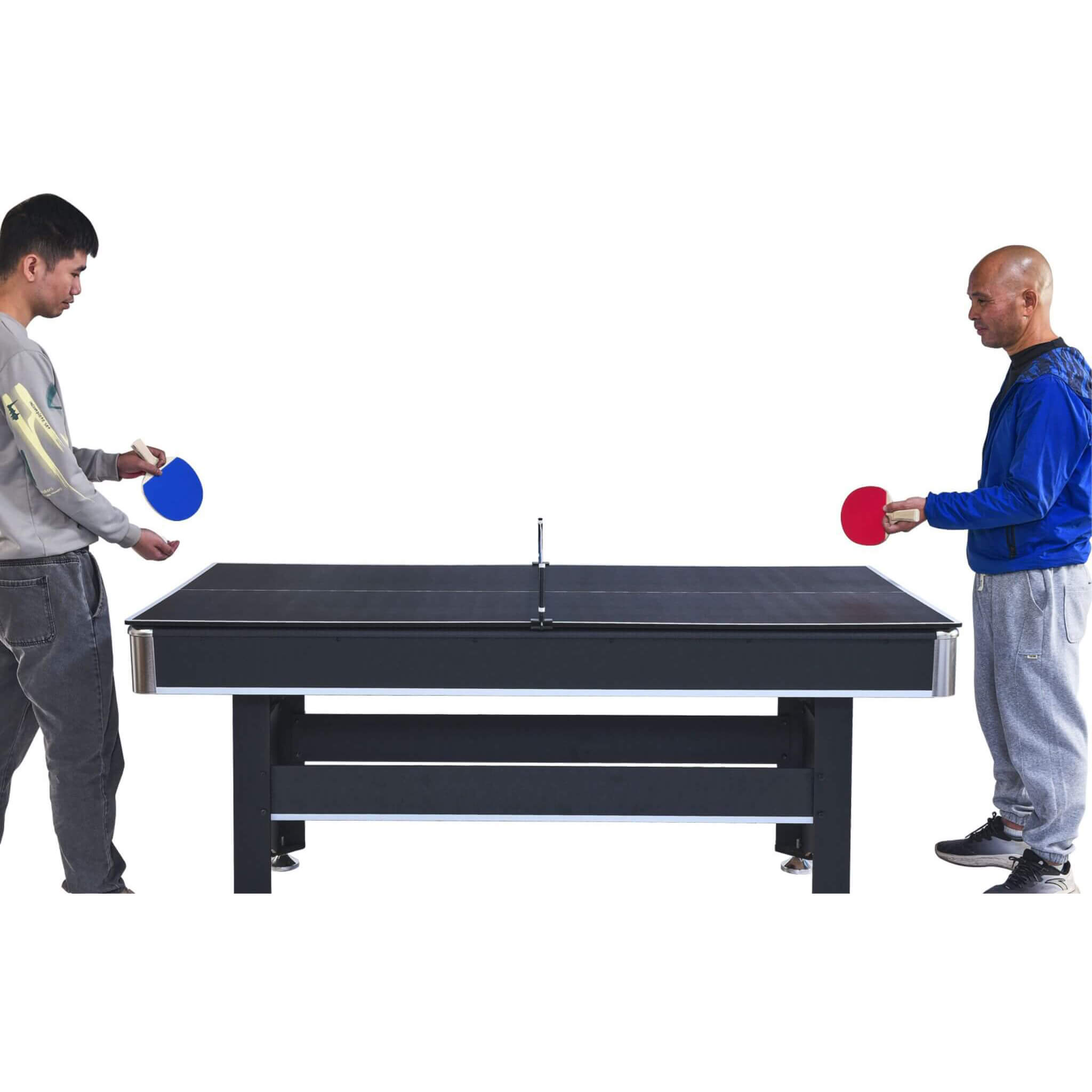 6FT Premium Wooden Multifunctional Pool Table With Table Tennis Top (SAK62741)