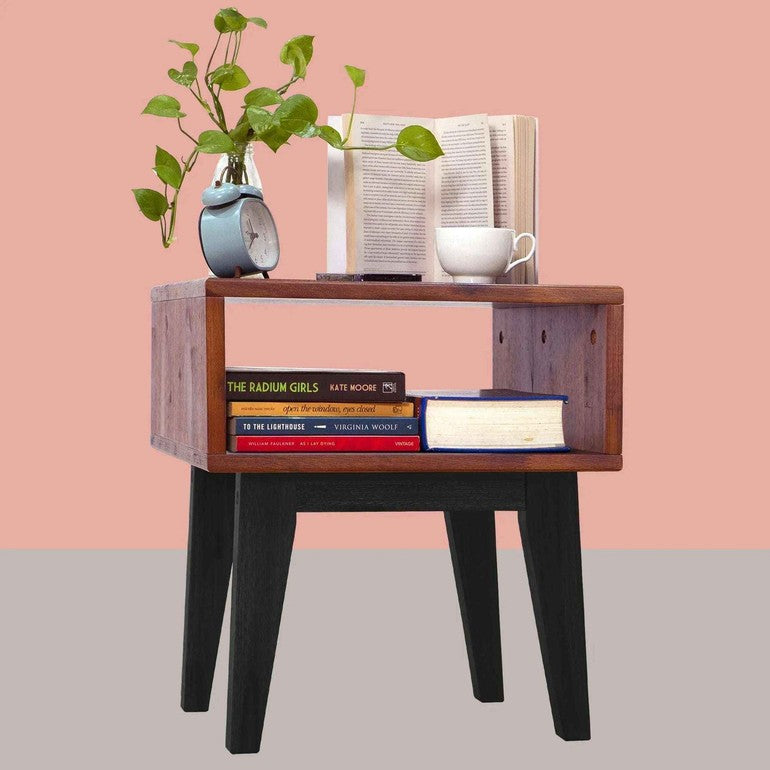 Acacia Serena Solid Wood Nightstand - Elegant and Durable Bedside Storage