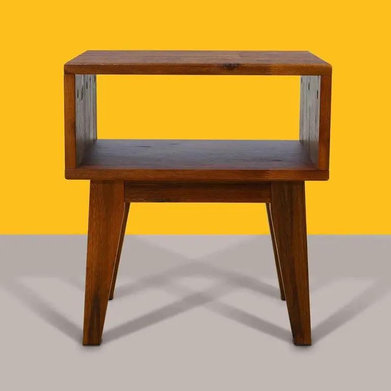 Acacia Serena Solid Wood Nightstand - Elegant and Durable Bedside Storage