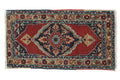1.5x3 Vintage Heriz Rug Mat