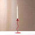Candle Holder Groovy Glow Pink – 4x10 Inch Home Décor Accent for Elegant Ambiance