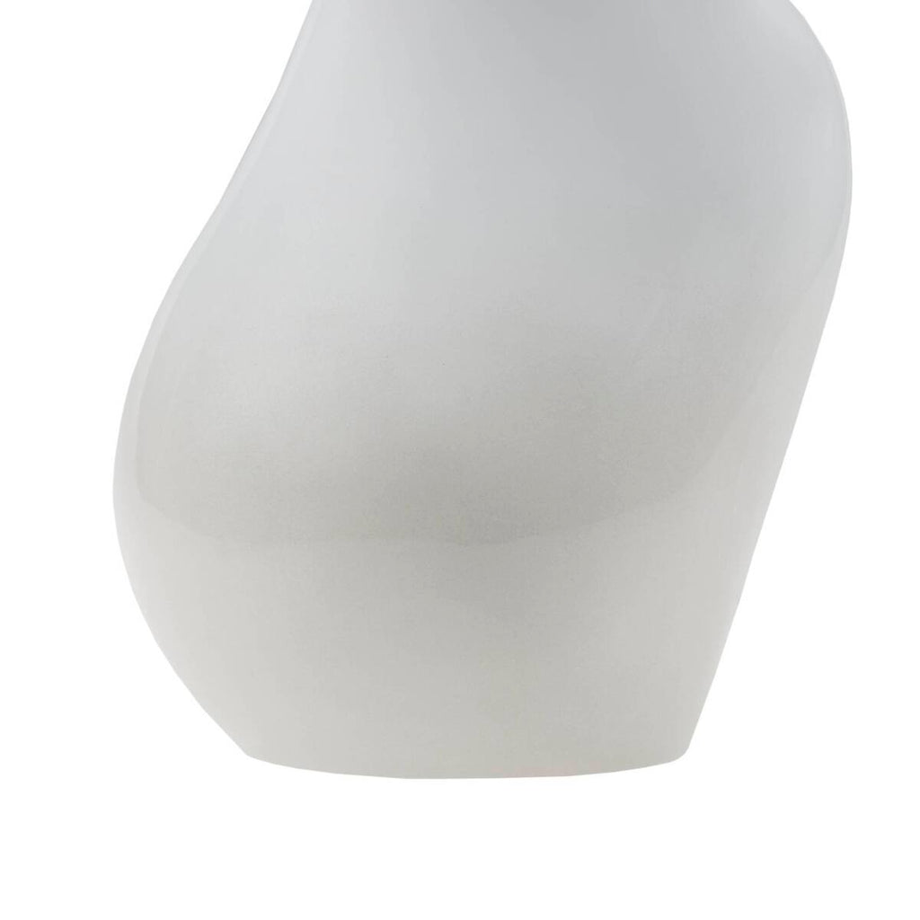 Asymmetrical Ceramic Table Lamp Grey See below