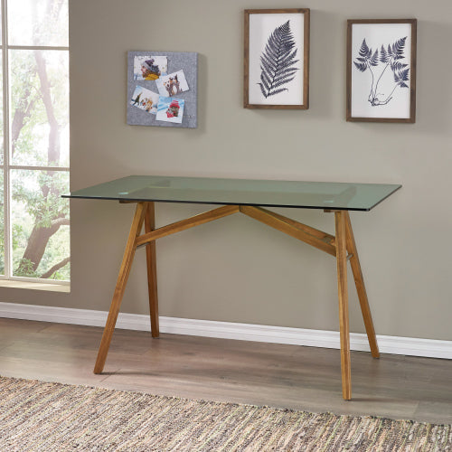 Computer Desk Home Office Desks,Large Office Desk, Modern Computer Desk Conference Table Meeting Room Table, Business Furniture for Home Office, Natural Color