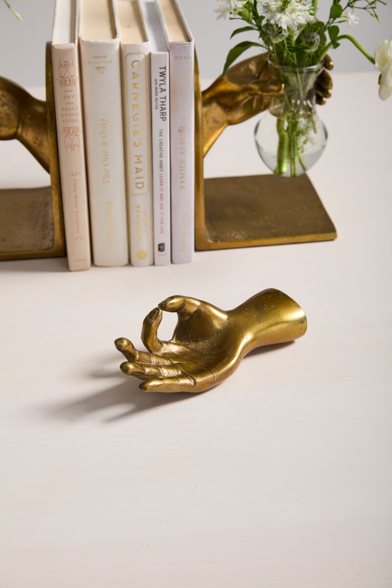 Antique Gold Handheld Wall Decor