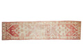 2.5x11 Vintage Distressed Oushak Rug Runner