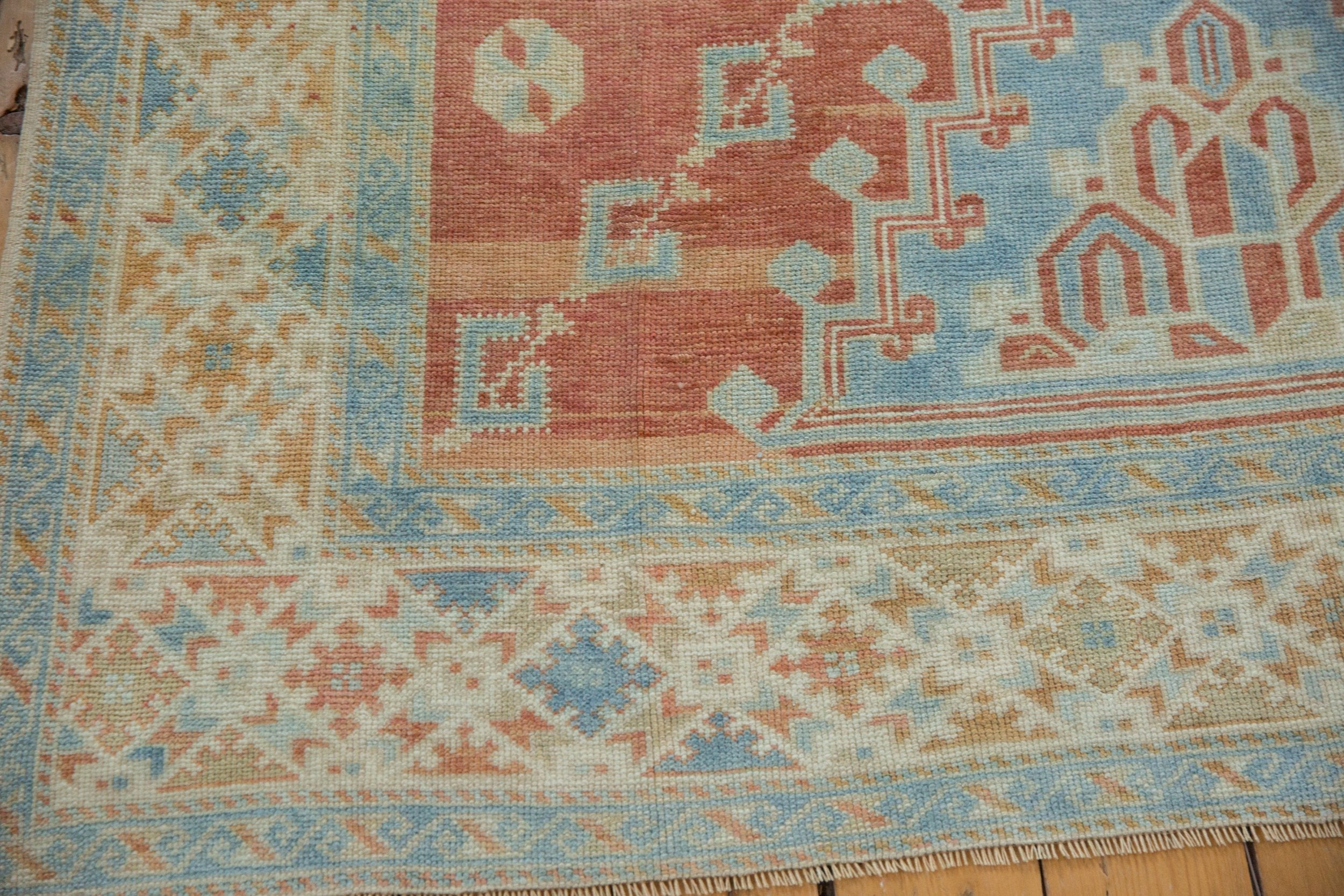 6x10 Vintage Distressed Oushak Carpet