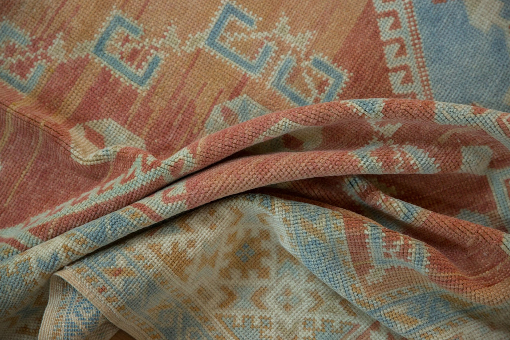 6x10 Vintage Distressed Oushak Carpet