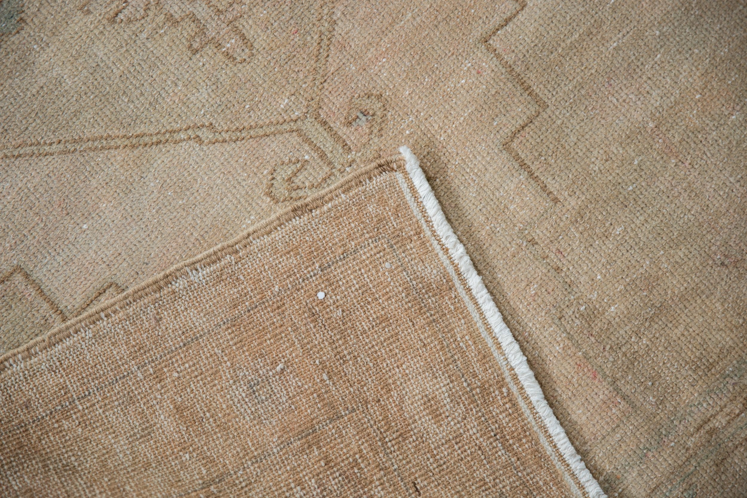 3.5x10.5 Vintage Distressed Oushak Rug Runner