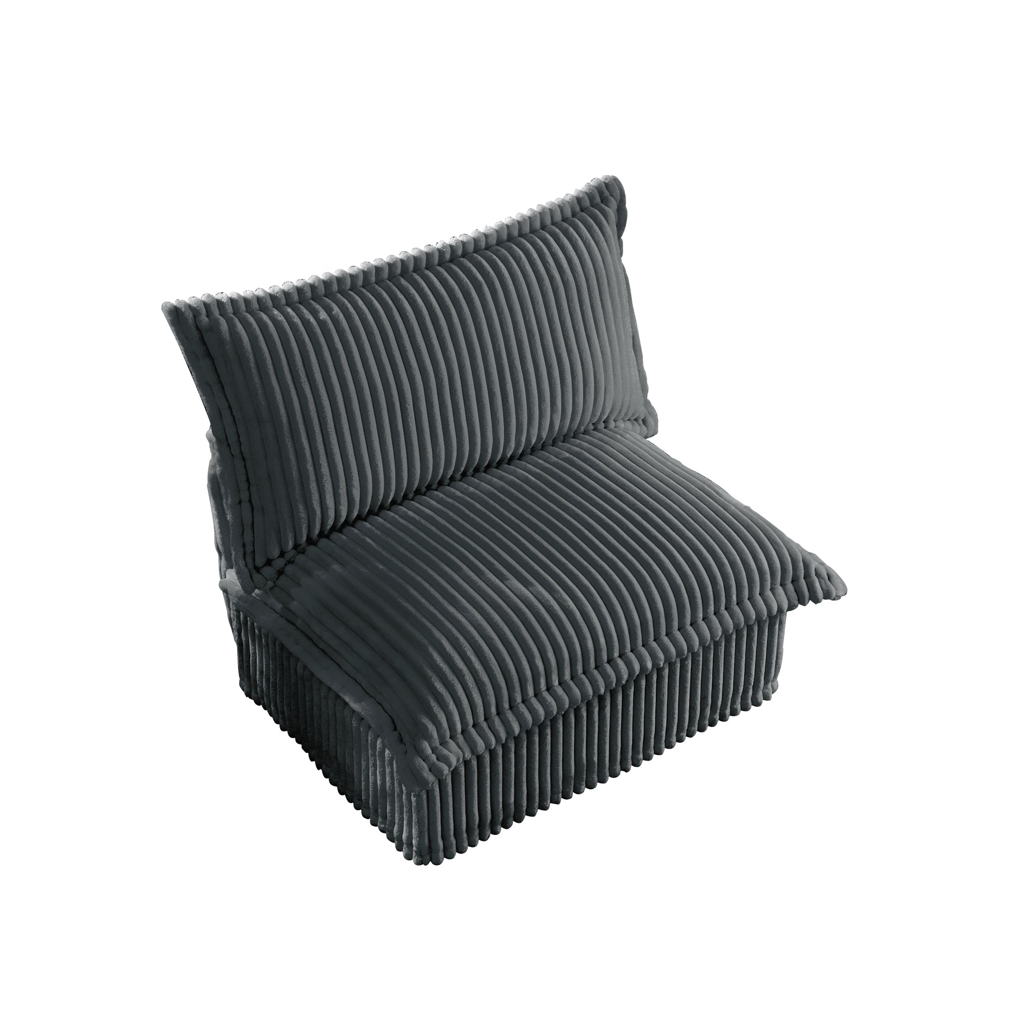 Koala Armless Sofa - Grey