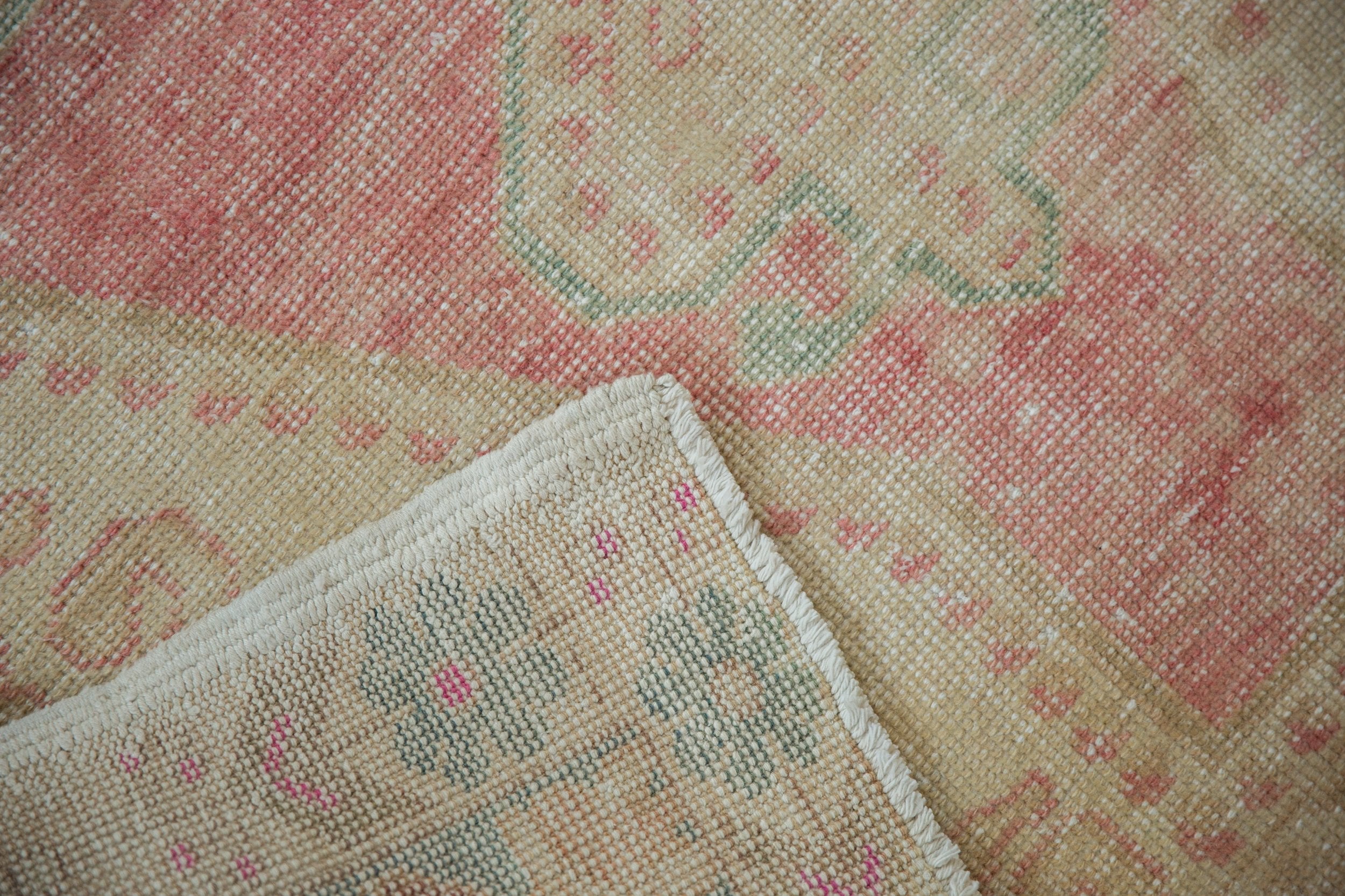 4.5x7 Vintage Distressed Oushak Rug