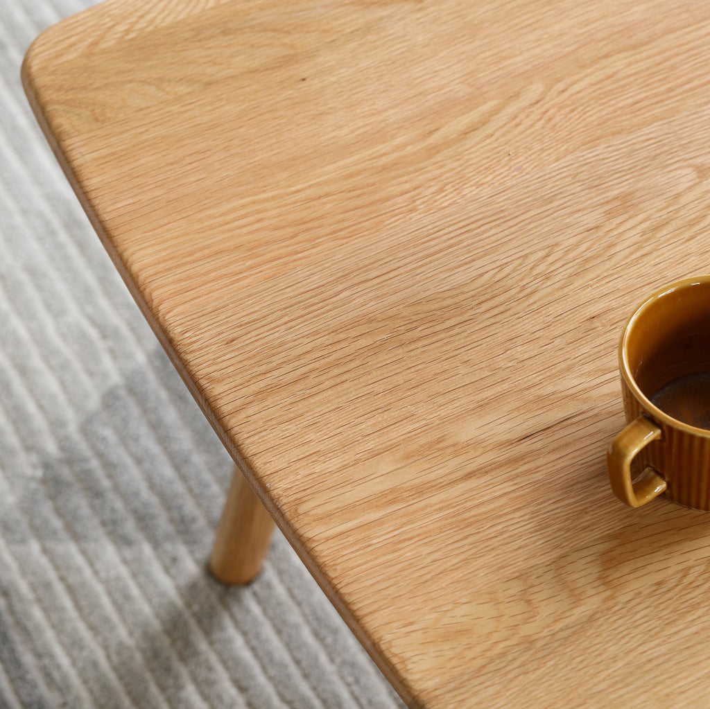 Center table Low Table 100% solid wood Top plate Desk Coffee table Width 120 x Depth 56 x Height 45 cm Study desk Work from home Easy to assemble Natural wood with storage shelf Natural writing desk