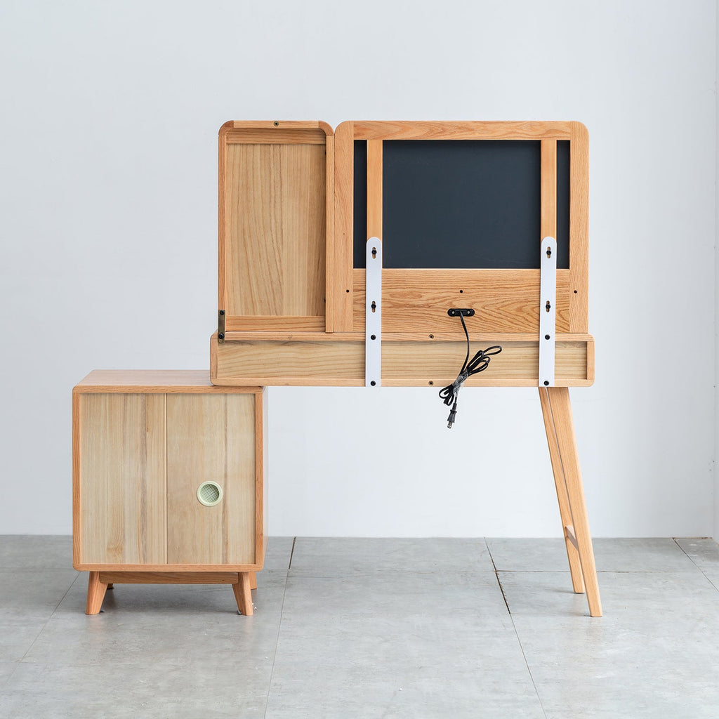 Dresser Table dresser 100% solid oak table table desk top table dresser compact dresser accessories storage width 90cm storage drawer natural wood natural