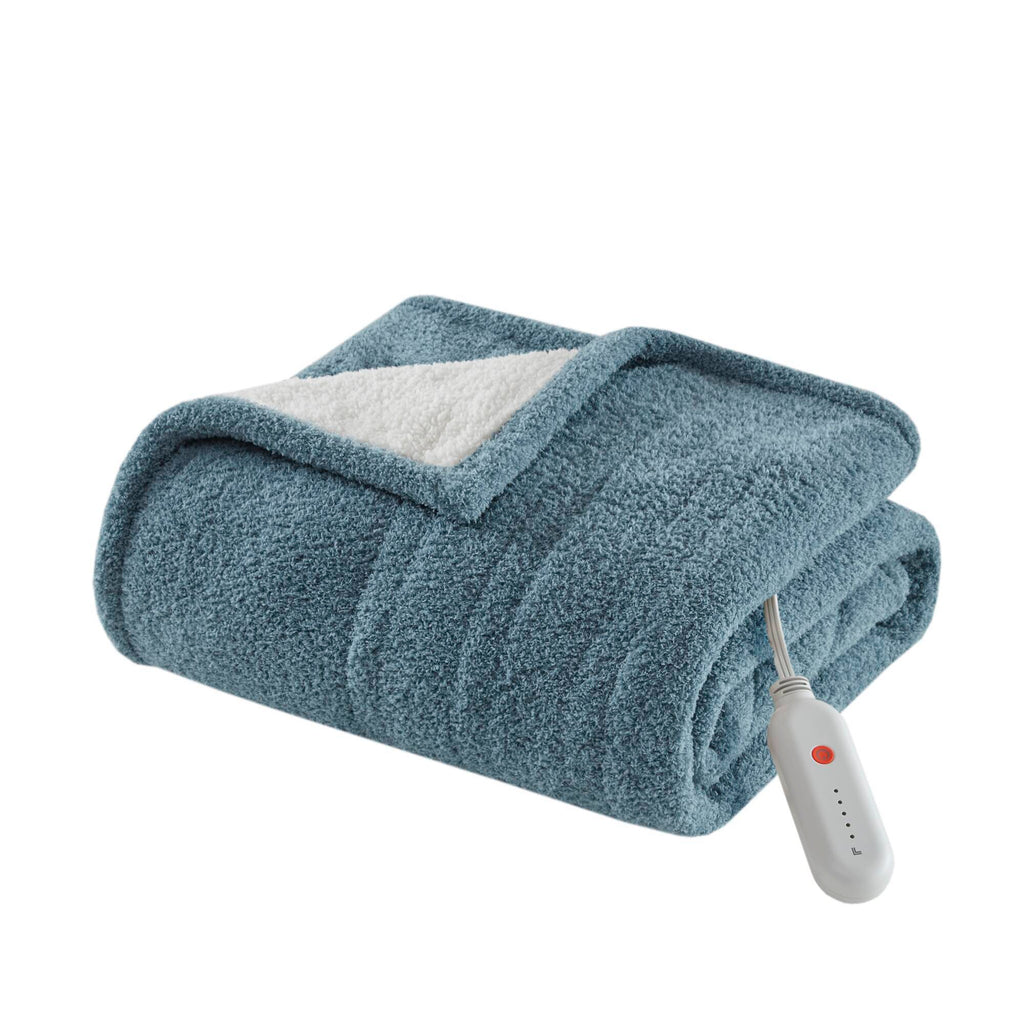 1 PCS 50x60' Dream Soft Heated Throw Blue