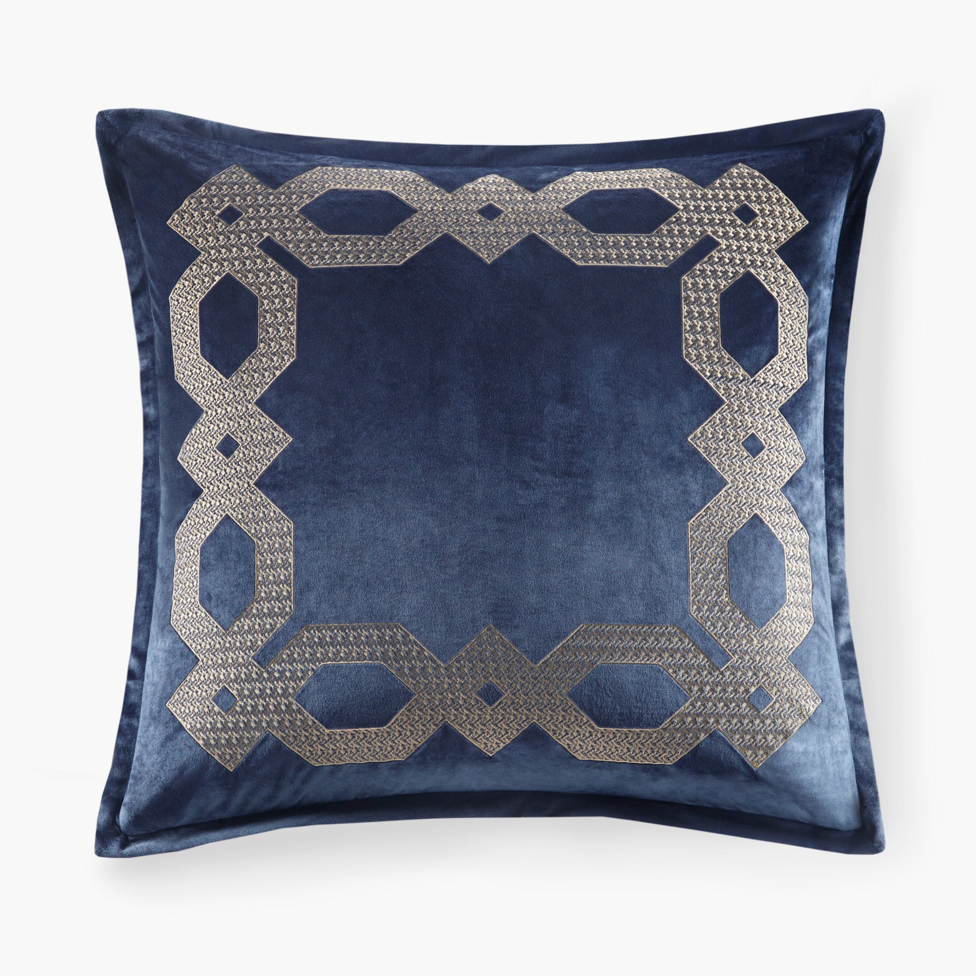 European Pillow Sham Navy 26x26'
