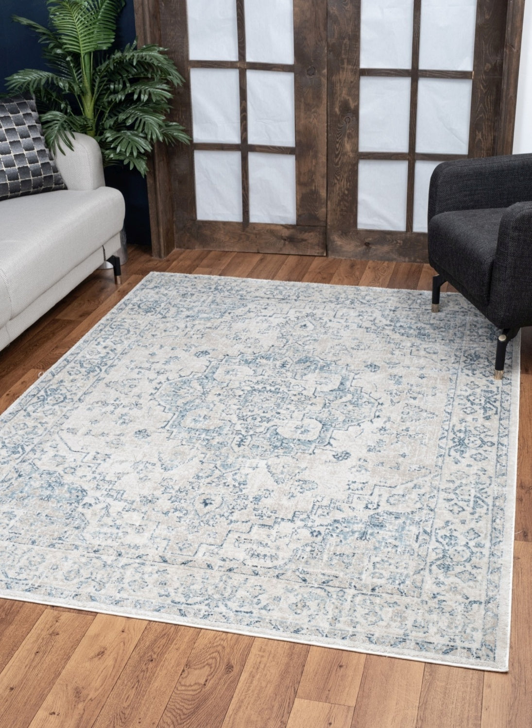 Noble GC_GEN7001 Ivory 7 ft. 10 in. x 10 ft. 3 in. Area Rug