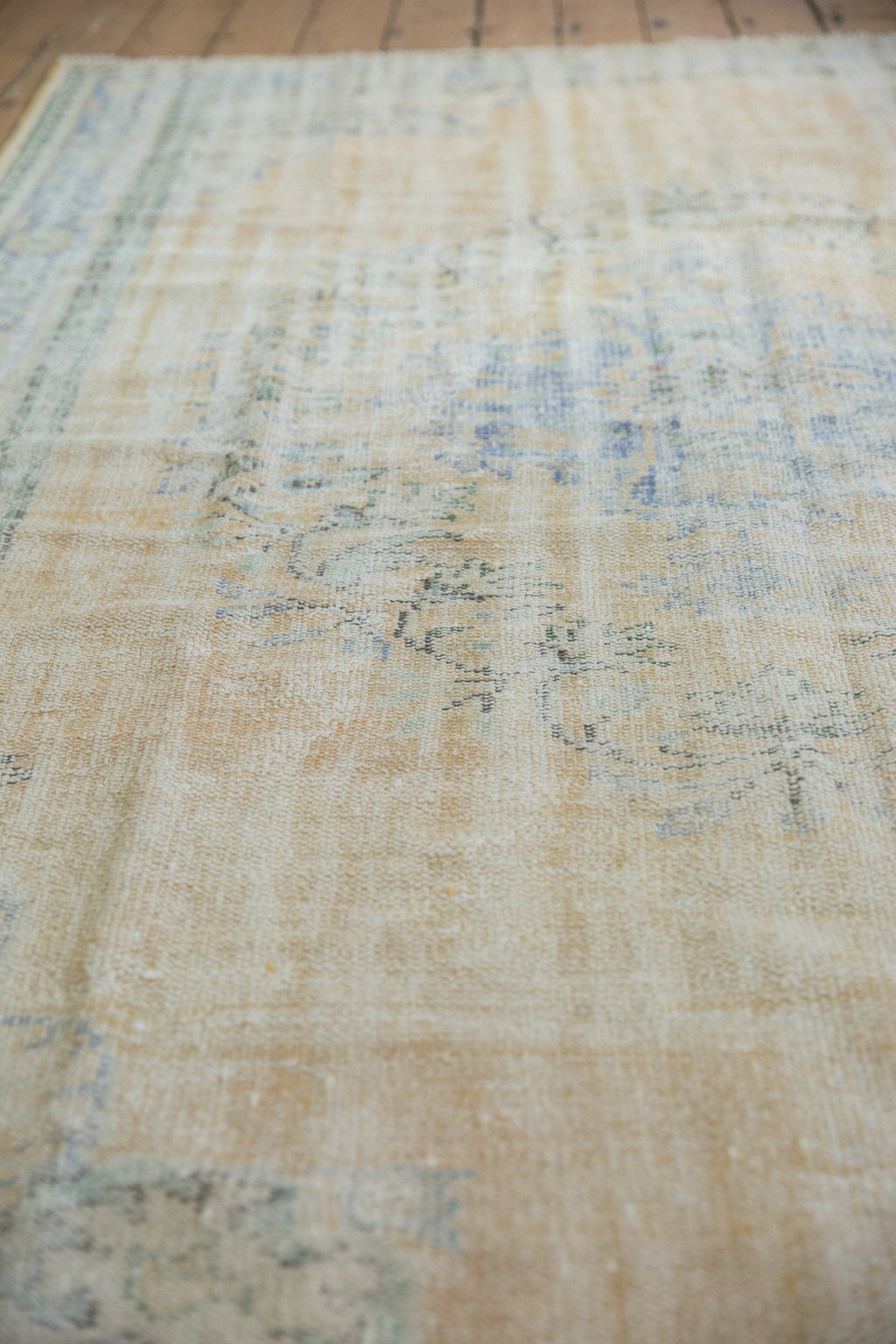 6x9.5 Vintage Distressed Oushak Carpet