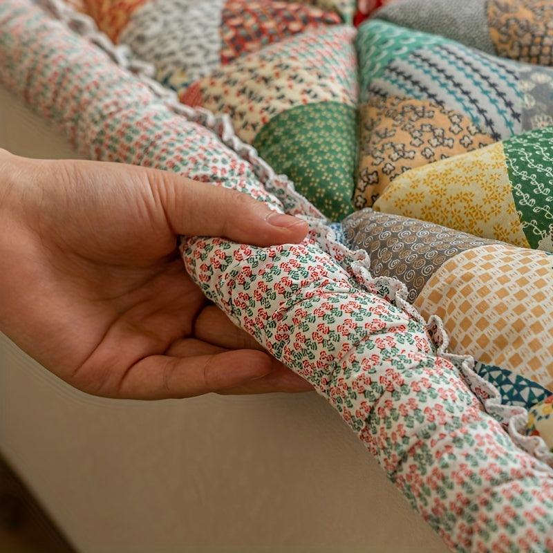 Boho Sofa Cover, Handmade Thickened Non-Slip Slipcover for Home