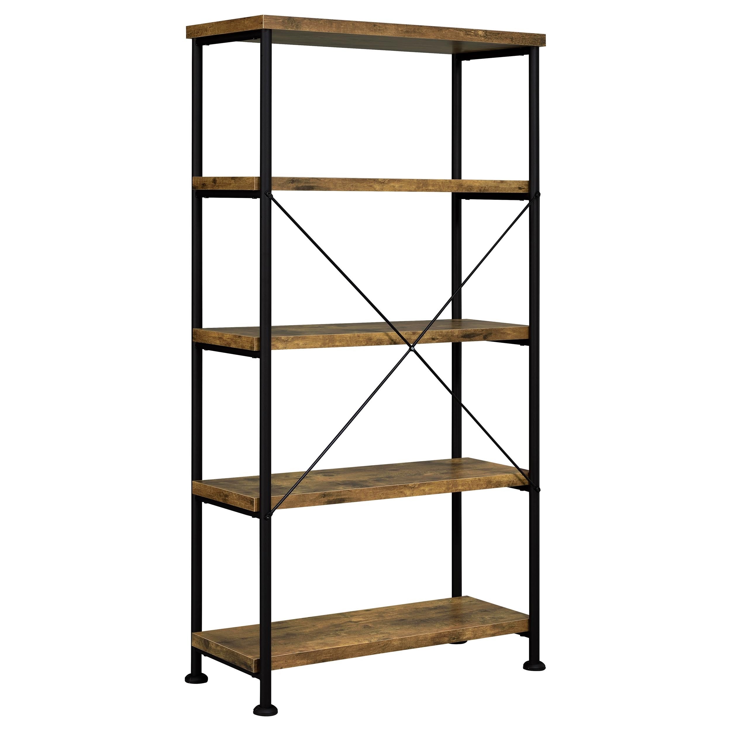 Avon Rustic Nutmeg 2-piece Computer Desk and Bookcase