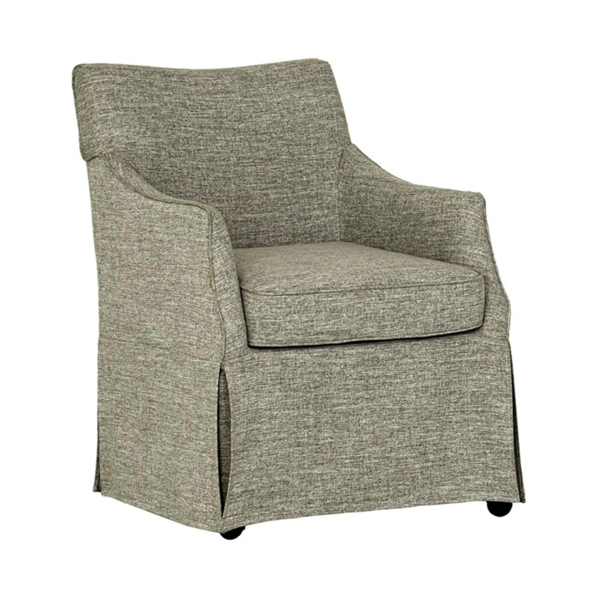 London - Upholstered Skirted Dining Arm Chair