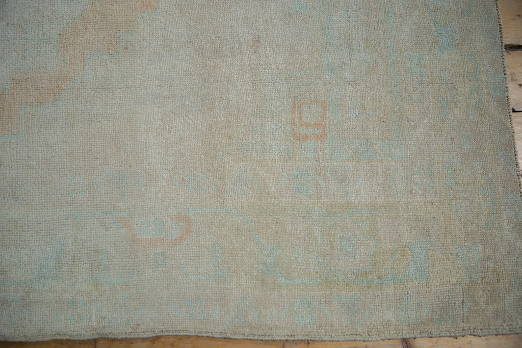 5x9.5 Vintage Distressed Oushak Carpet