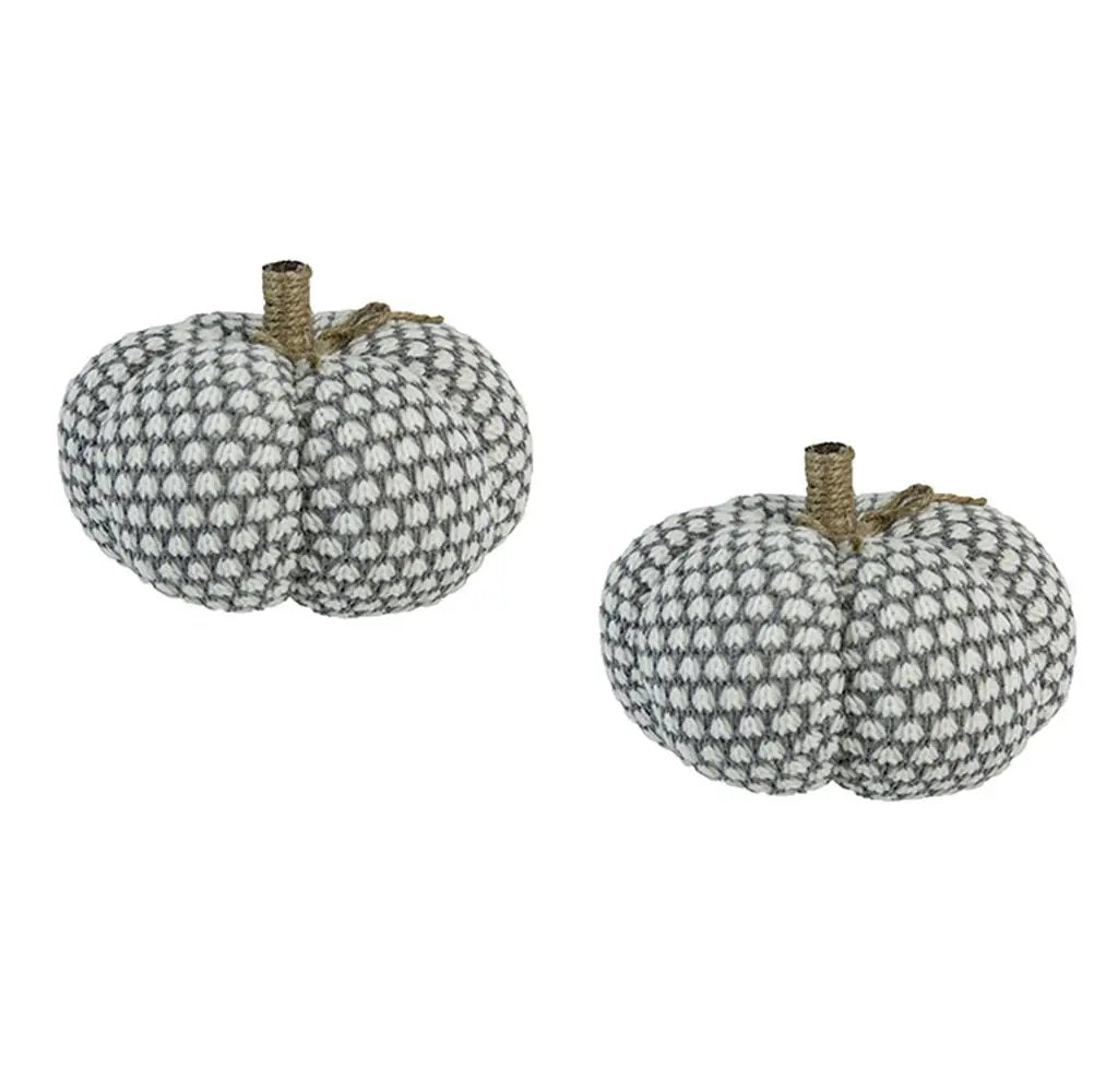 Knite Pumpkin Ornament Decor For Holiday Harvest Festival Fall Festival & Thanksgiving