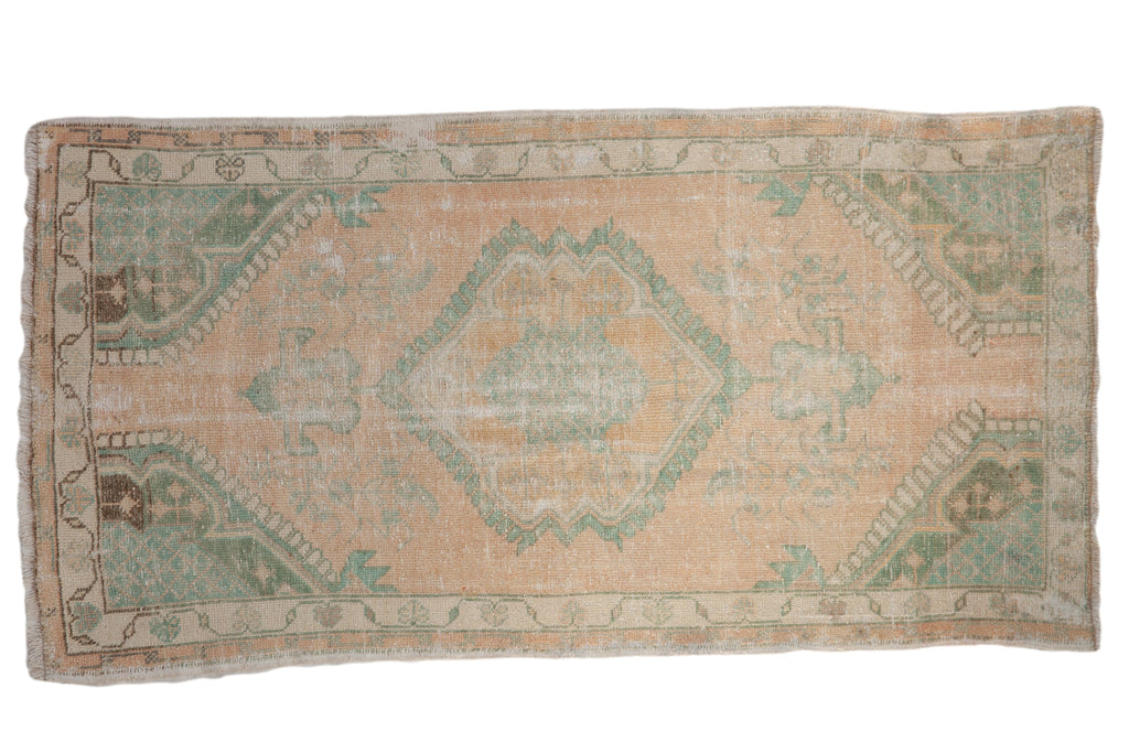 3x5.5 Vintage Distressed Oushak Rug