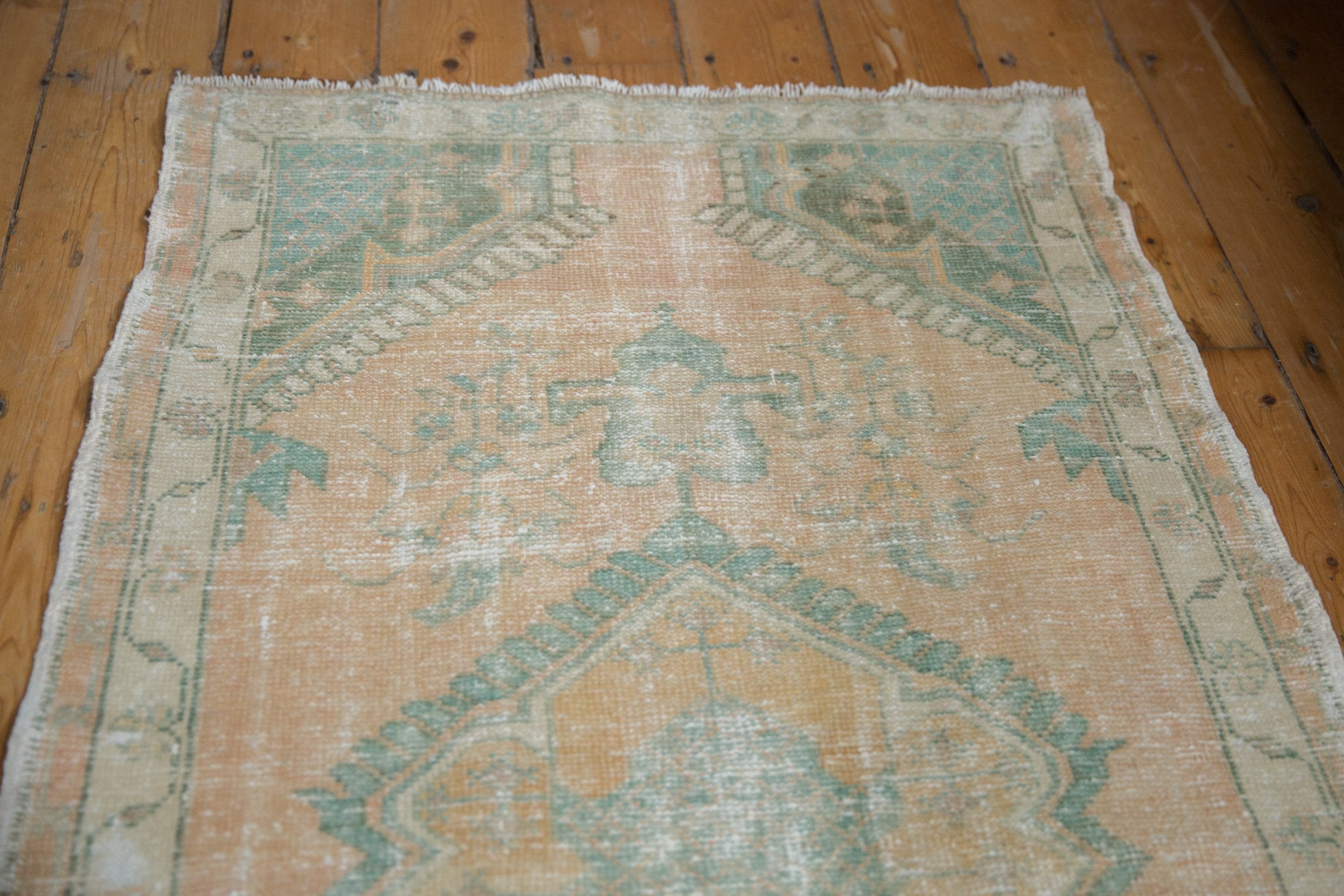 3x5.5 Vintage Distressed Oushak Rug