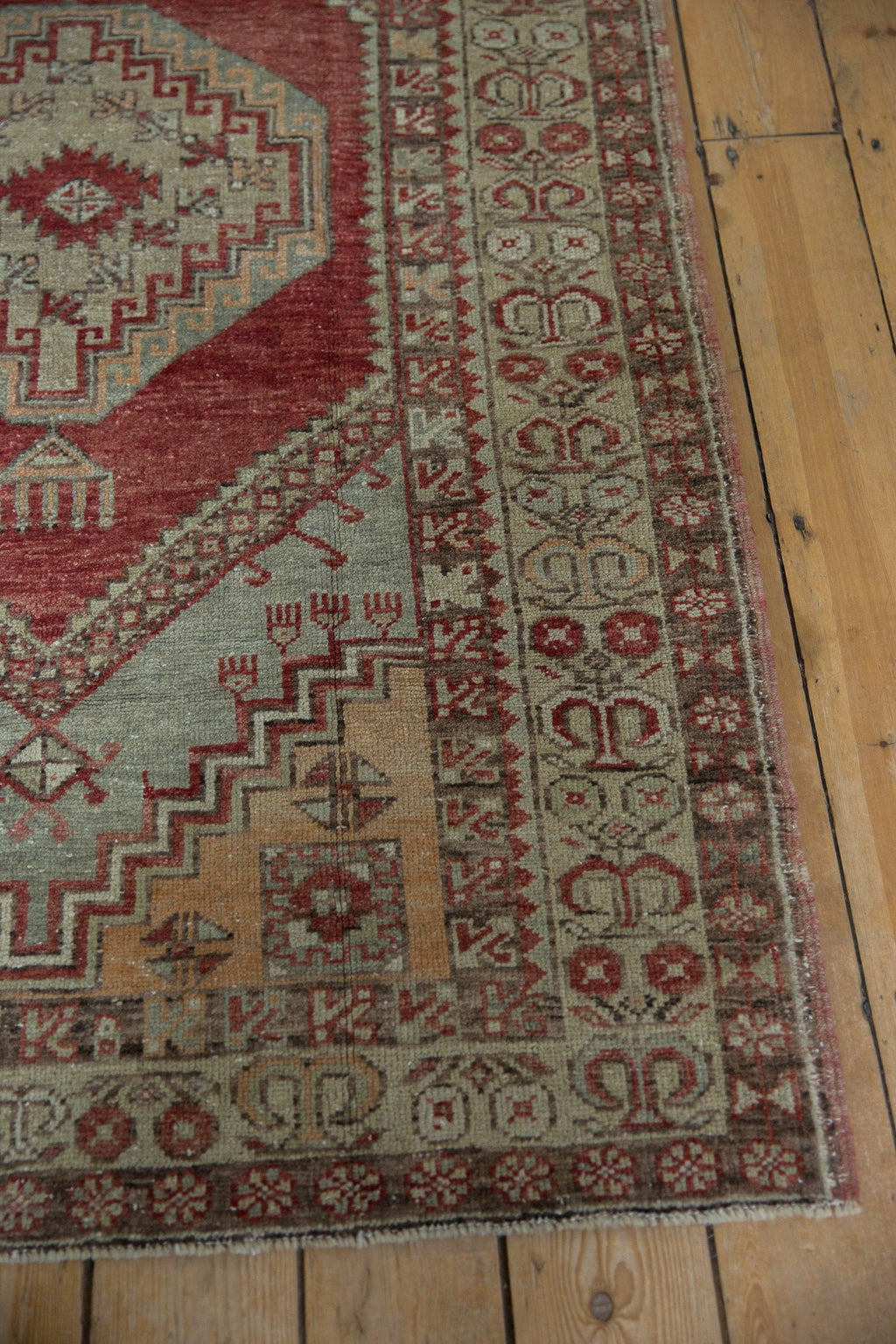 3.5x6 Vintage Distressed Oushak Rug