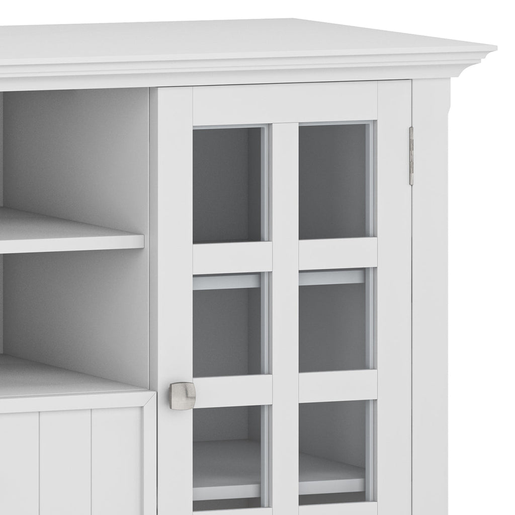 Acadian - Tall TV Media Stand - White