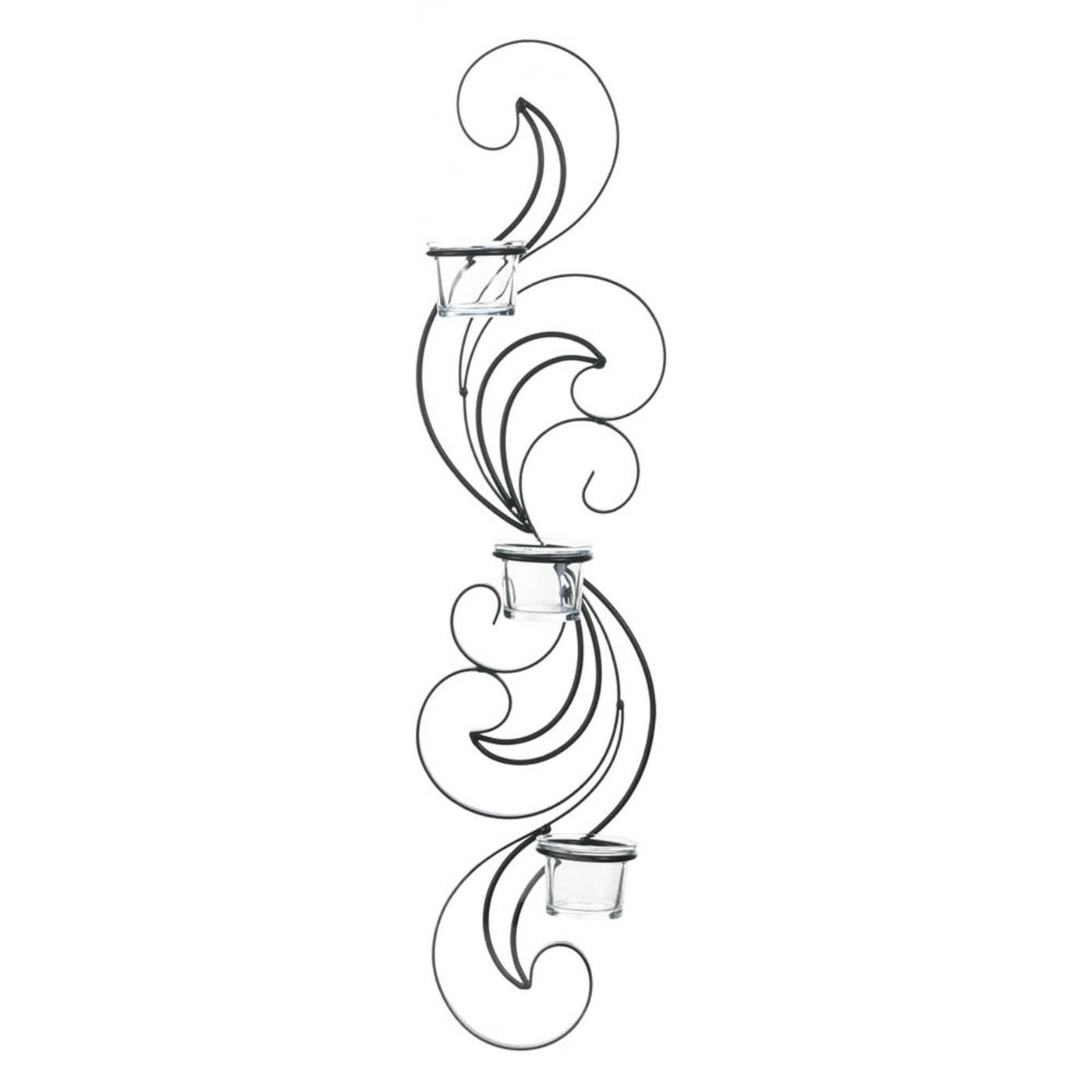 WISP CANDLE SCONCE SET