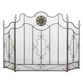 VICTORIAN BLACK FIREPLACE SCREEN
