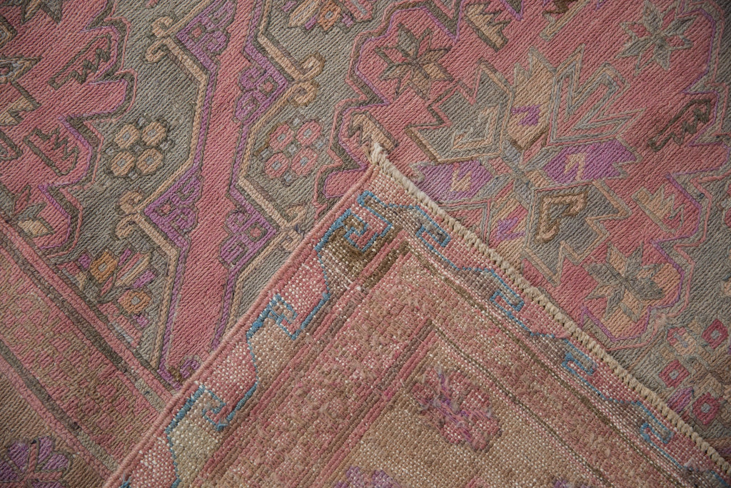 6.5x12.5 Vintage Distressed Soumac Rug Runner