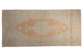 4x8.5 Vintage Distressed Oushak Rug Runner