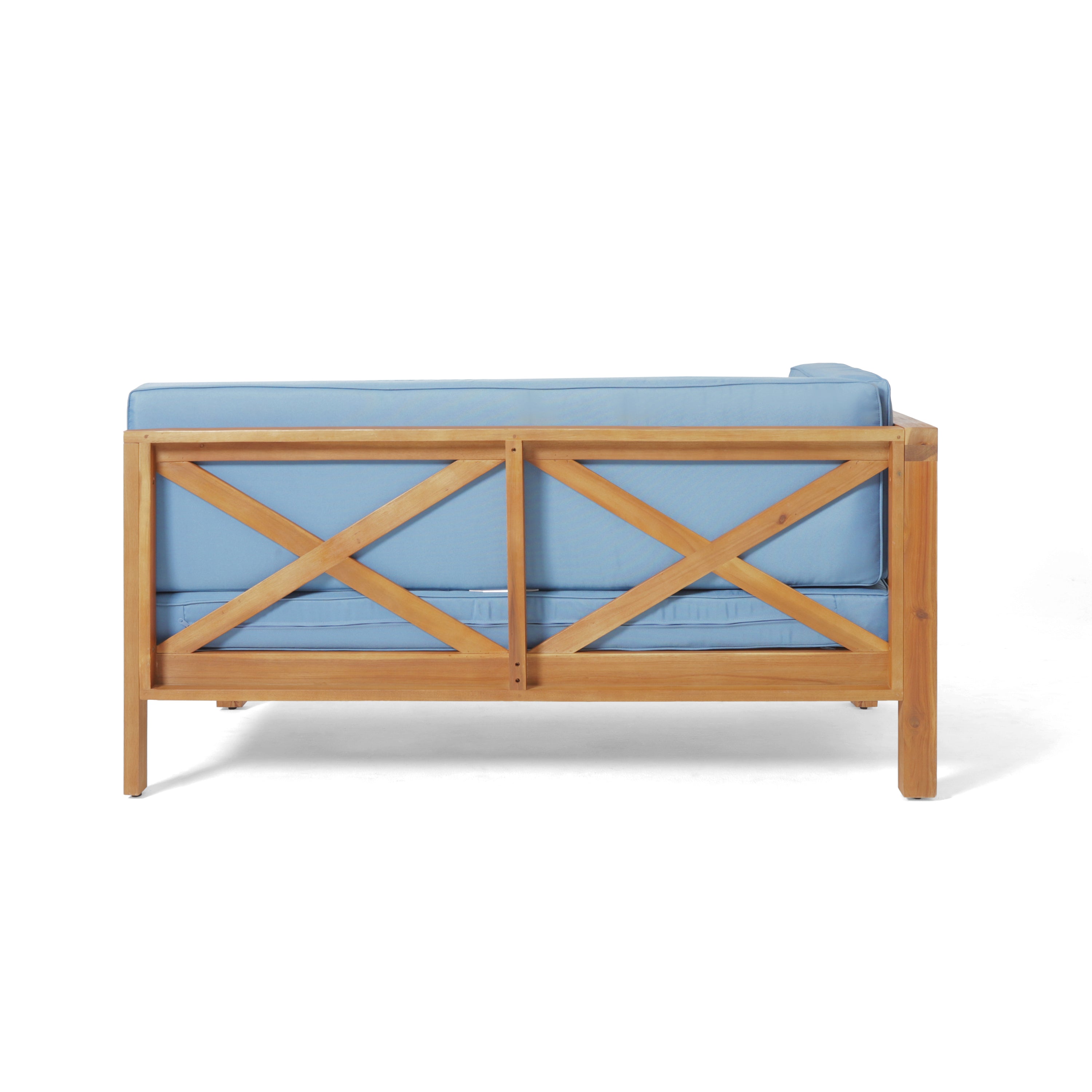 BRAVA X-BACK 4-PIECE SOFA SET, BLUE