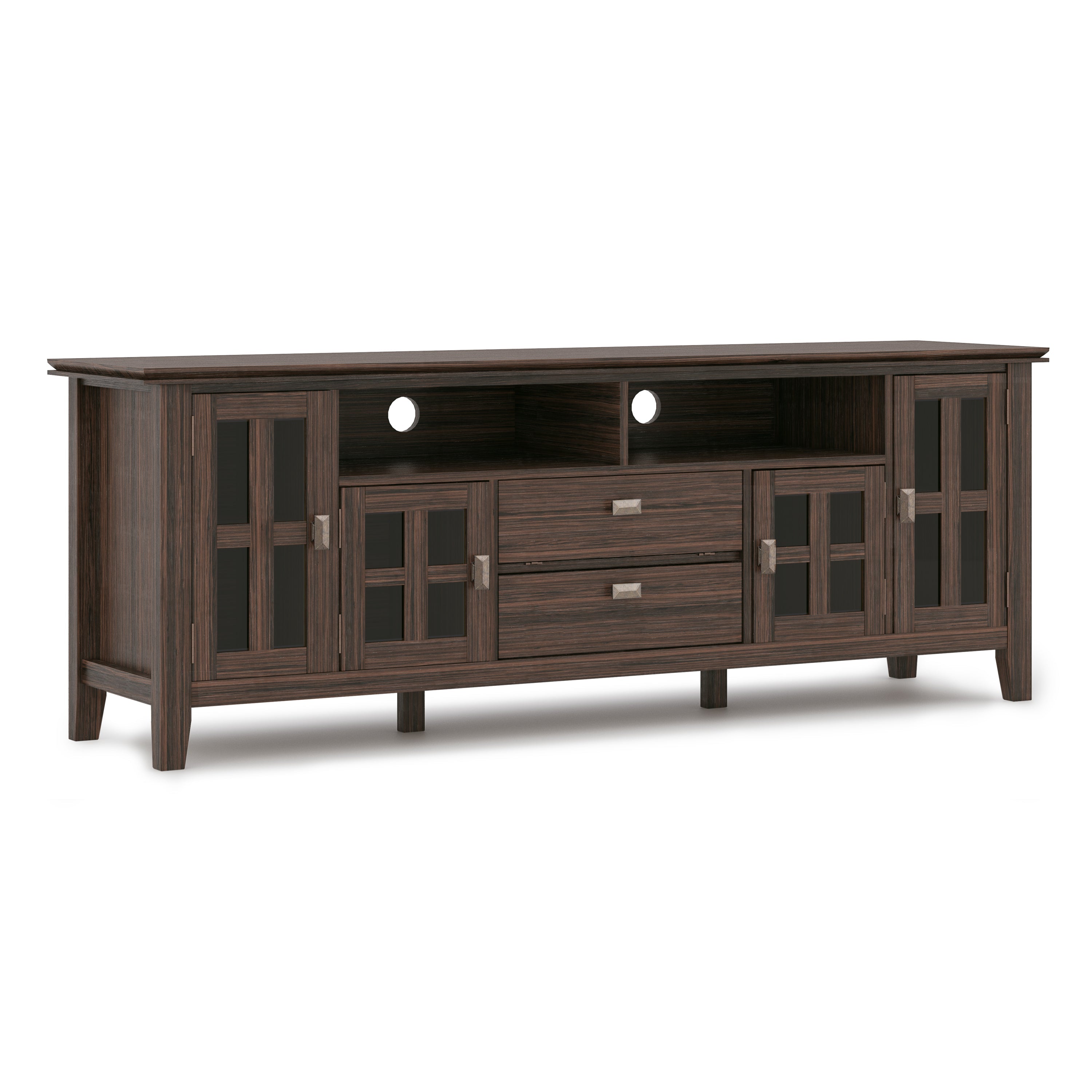 Artisan - 72' TV Media Stand - Farmhouse Brown