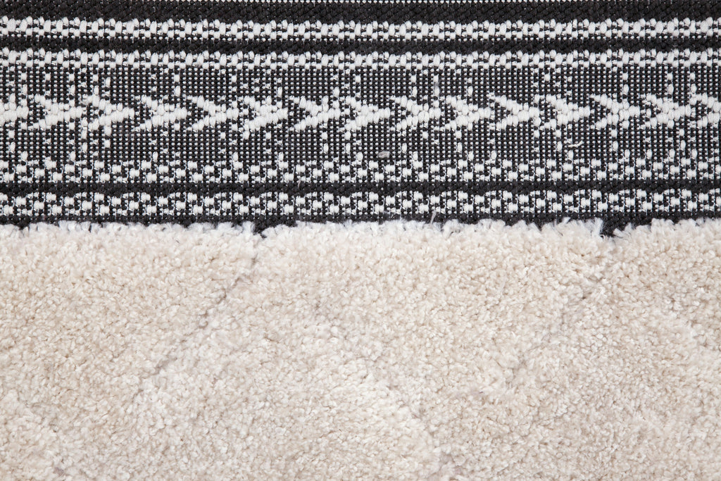 Denali Bijou Cream Polypropylene Tufted Area Rug 8x10
