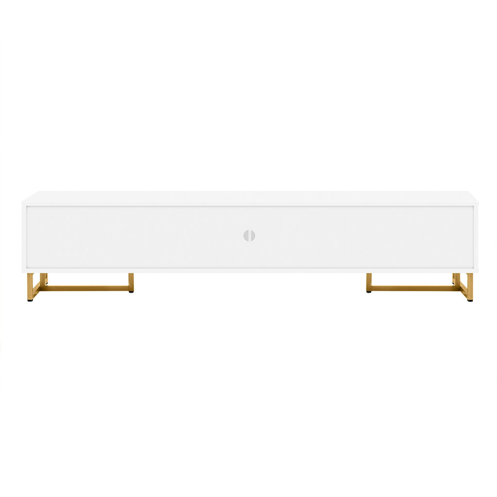 U-Can TV Stand for 65+ Inch TV, Entertainment Center TV Media Console Table, Modern TV Stand with Storage, TV Console Cabinet Furniture for Living Room(OLD SKU: WF530740AAK)