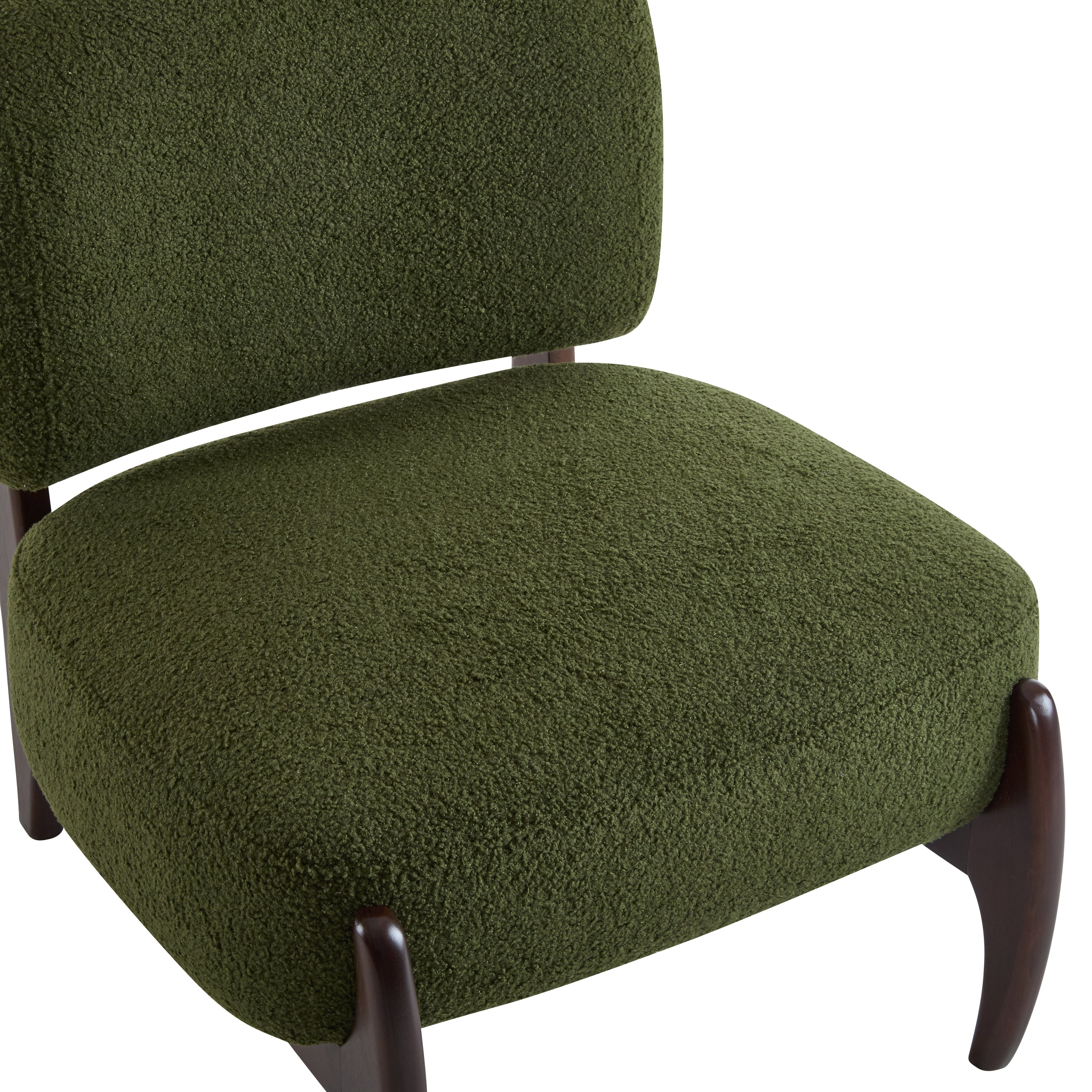 [Set of 2] 25.5' Modern Boucle Lounge Chair with Solid Wood Frame, Soft and Durable Boucle Upholstery, Perfect for Living Room, Bedroom, or Office
