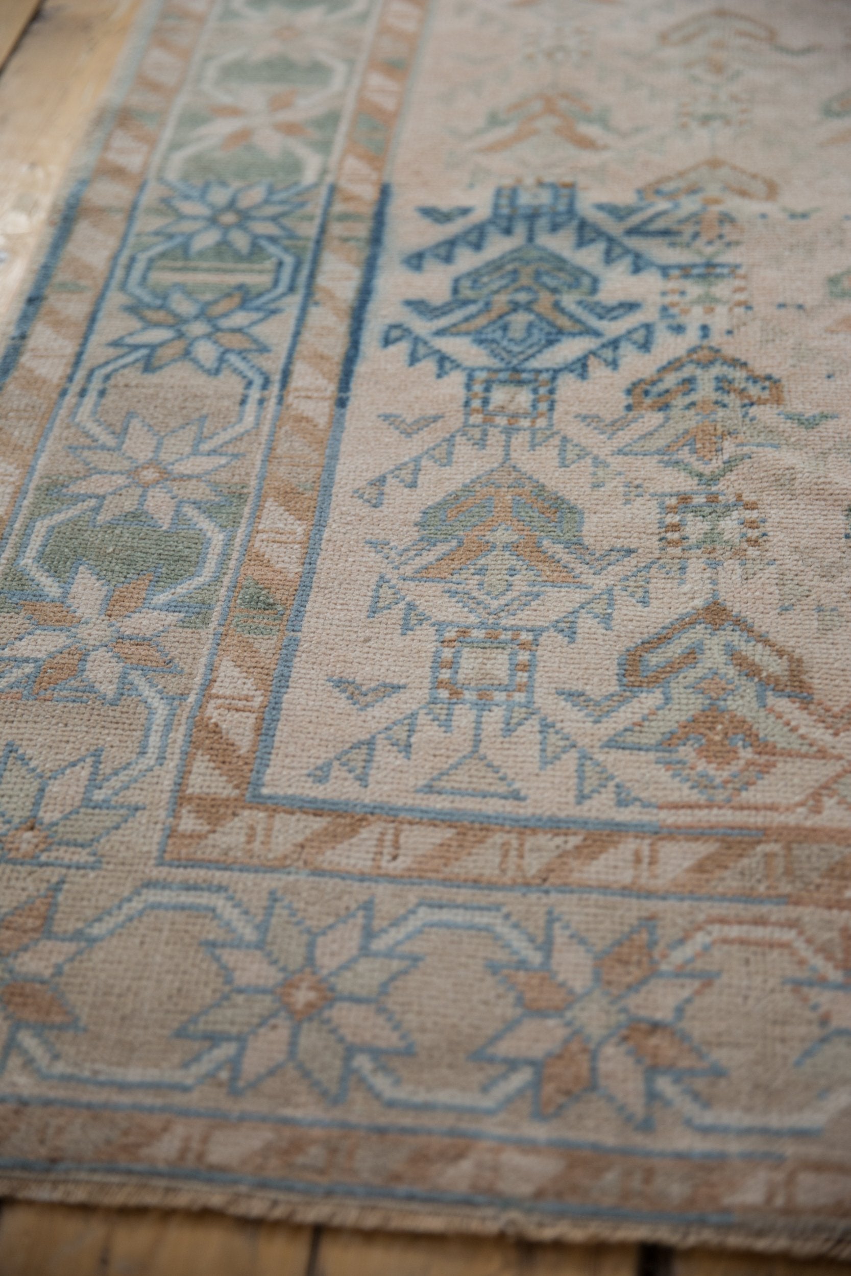5x10.5 Vintage Distressed Oushak Rug Runner
