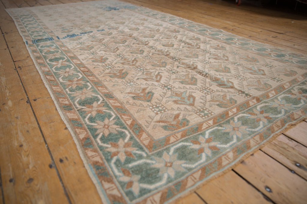 5x10.5 Vintage Distressed Oushak Rug Runner