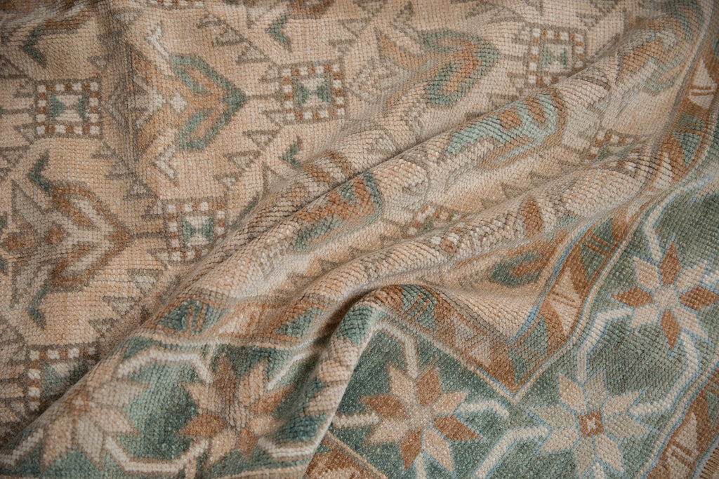 5x10.5 Vintage Distressed Oushak Rug Runner