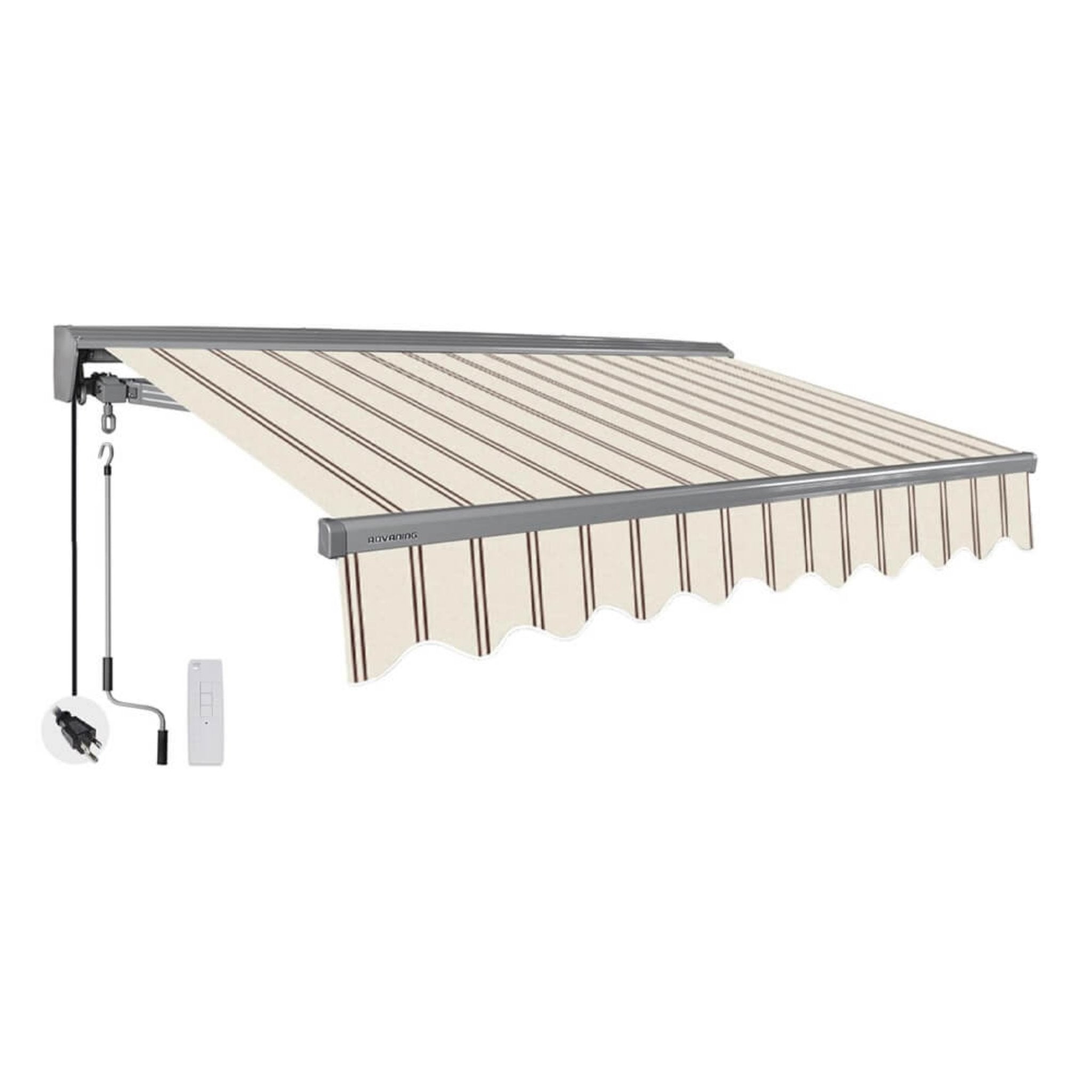 Advaning Classic Series Fully Assembled Retractable Sun Shade Canopy Awning (SAK92851)