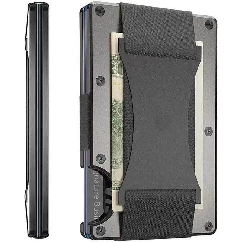 Carbon Fiber Wallet - RFID Blocking Metal Card Holder