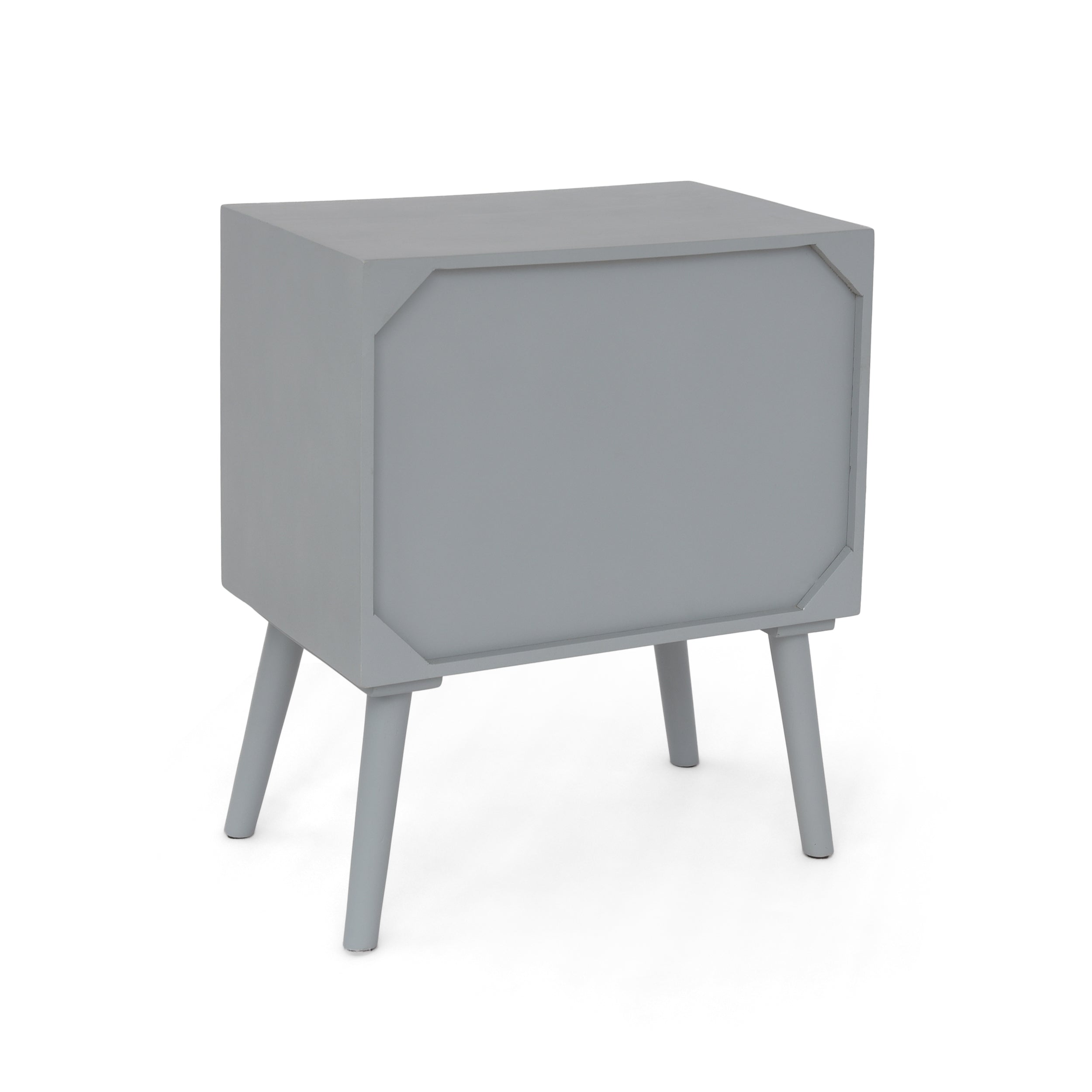 MANGO WOODEN / MDF FITTED 2 DRAWER CABINET- ( KD  LEGS