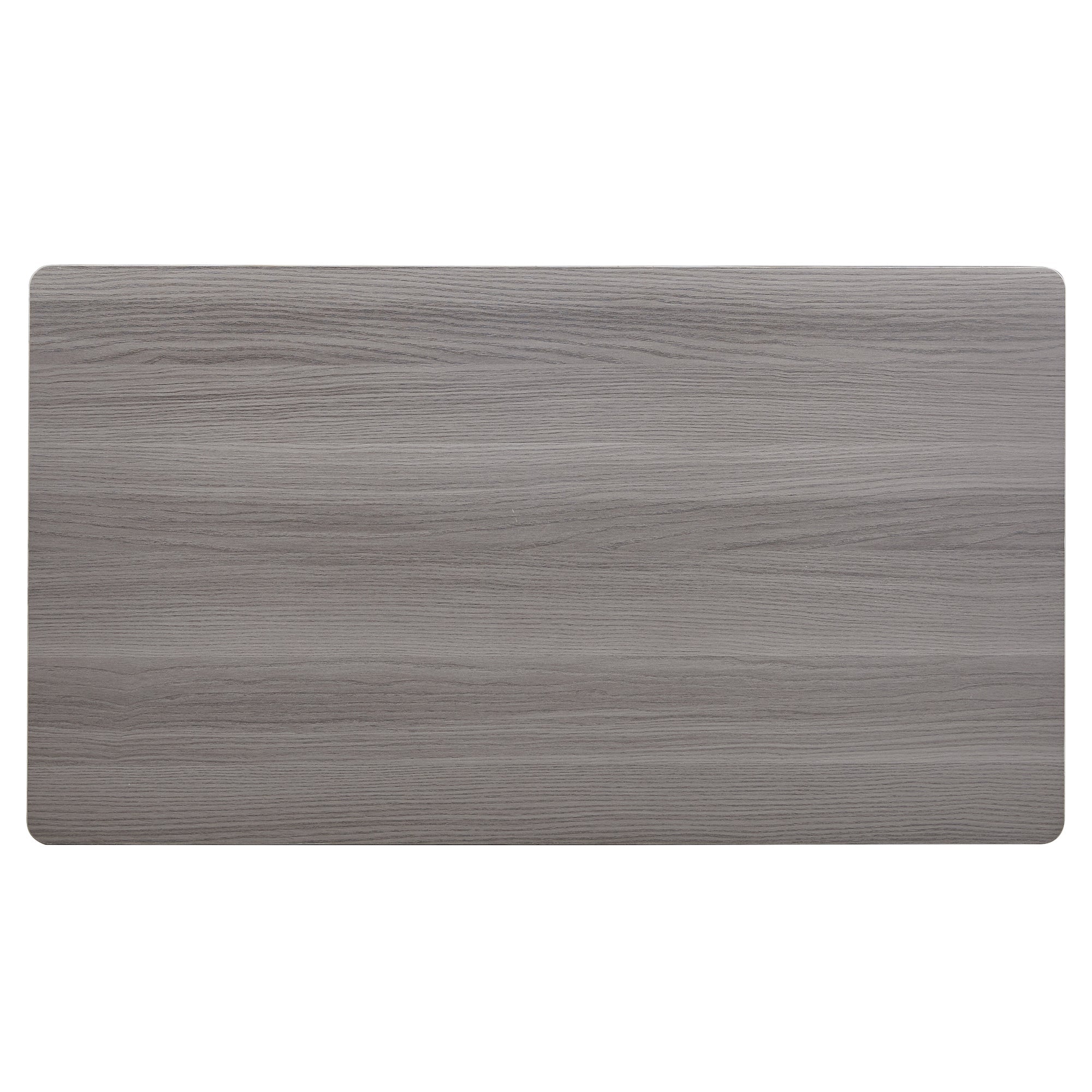 Modern minimalist gray wood grain double layered rectangular coffee table,tea table.MDF material is more durable,Suitable for living room, bedroom, and study room.19.6"*35.4"*16.5" CT-16